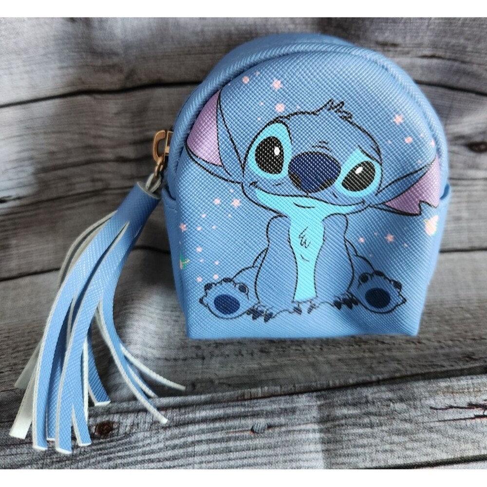 Disney Lilo & Stitch Mini Backpack Keychain Faux Leather Coin Purse Candyrific